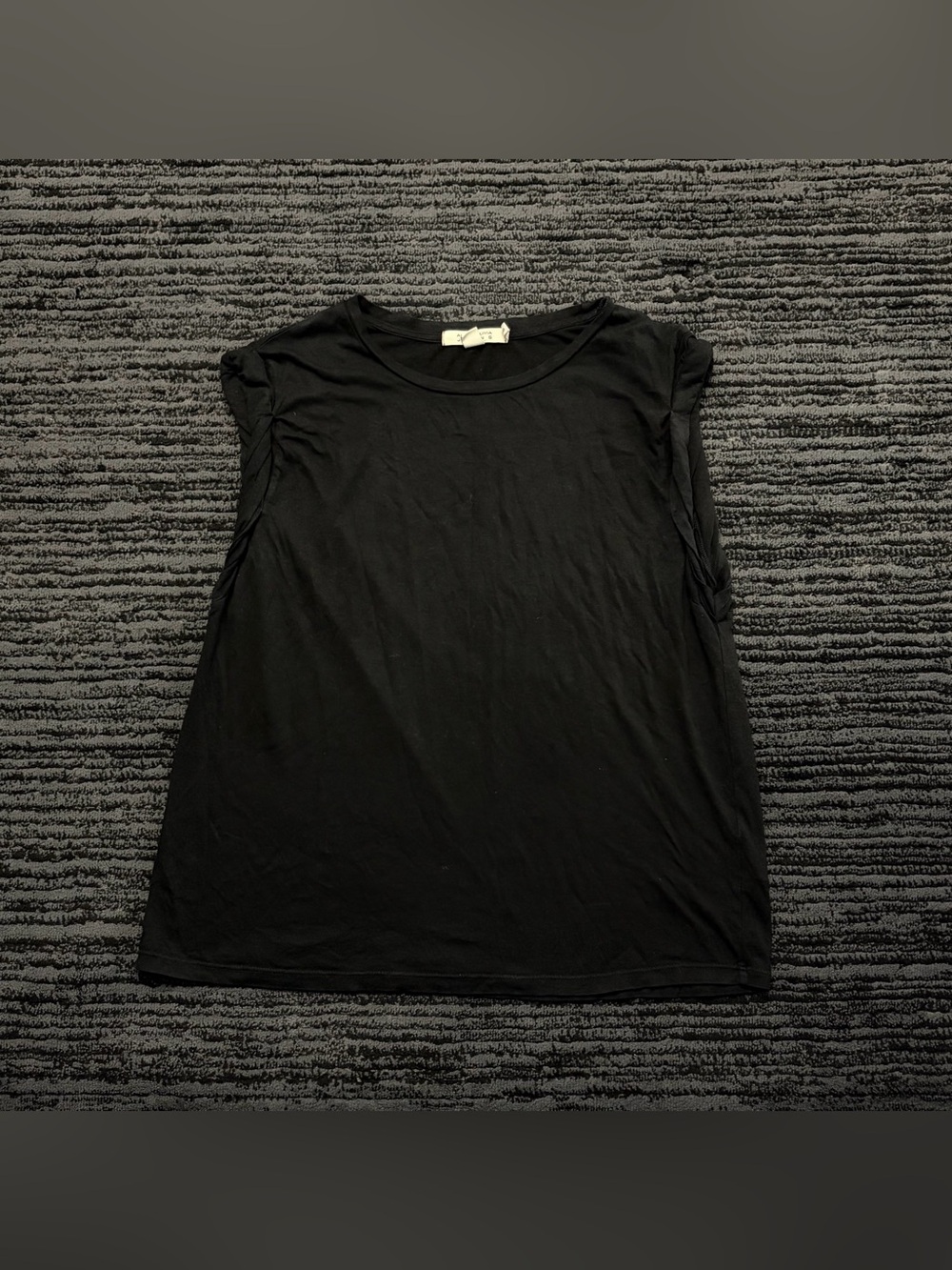 Alice + Olivia sleeveless twist muscle tee